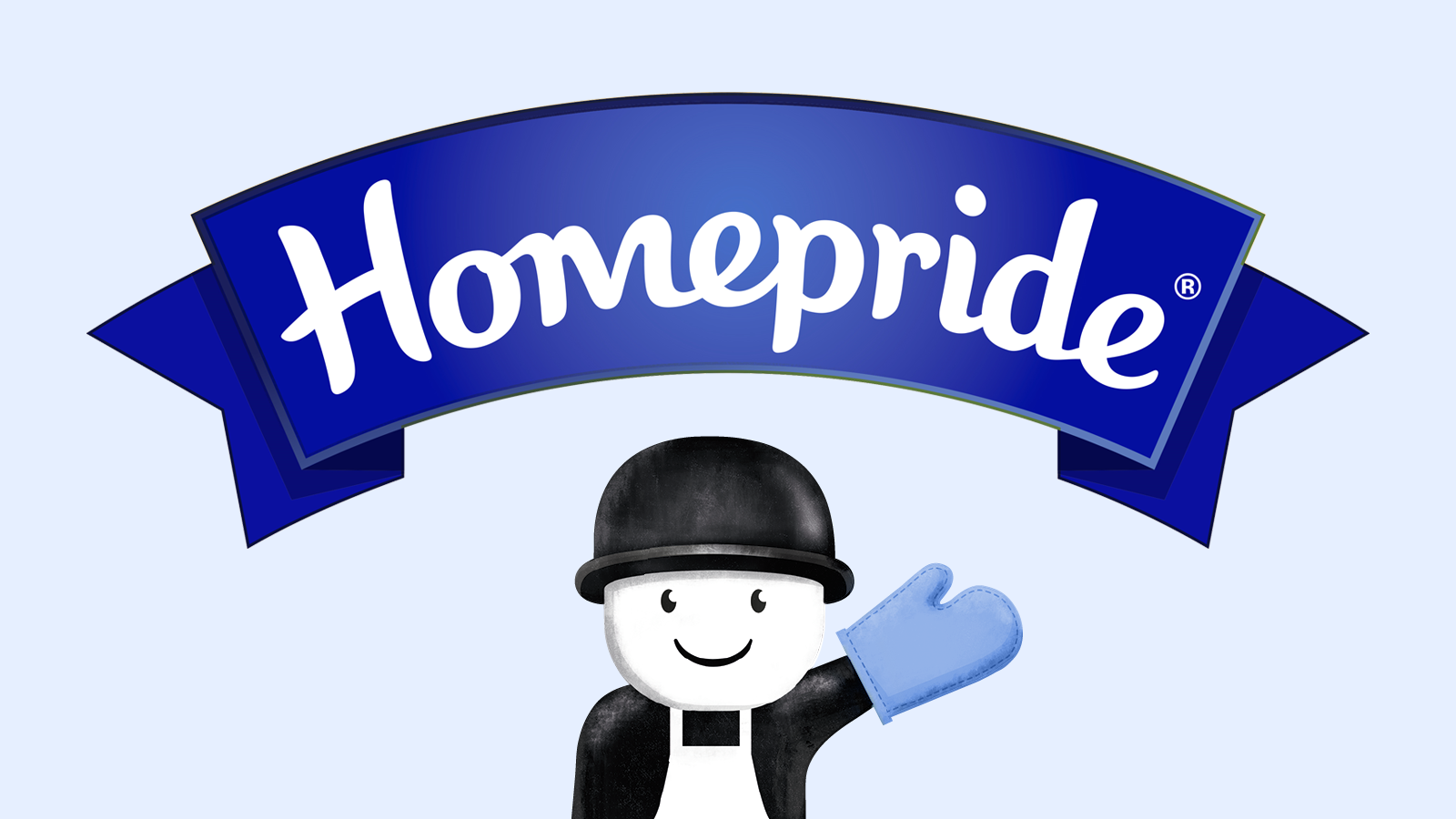 Homepride logo with Fred